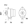 MAHLE MG 251 - Alternateur