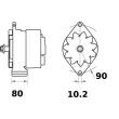 MAHLE MG 319 - Alternateur