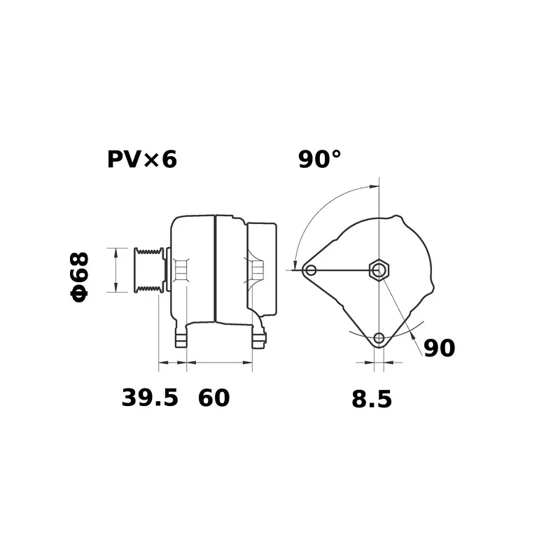 Alternateur MAHLE MG 33 - Visuel 1