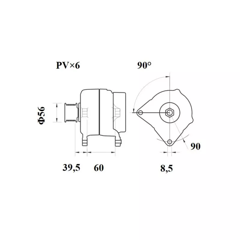 Alternateur MAHLE MG 363 - Visuel 1
