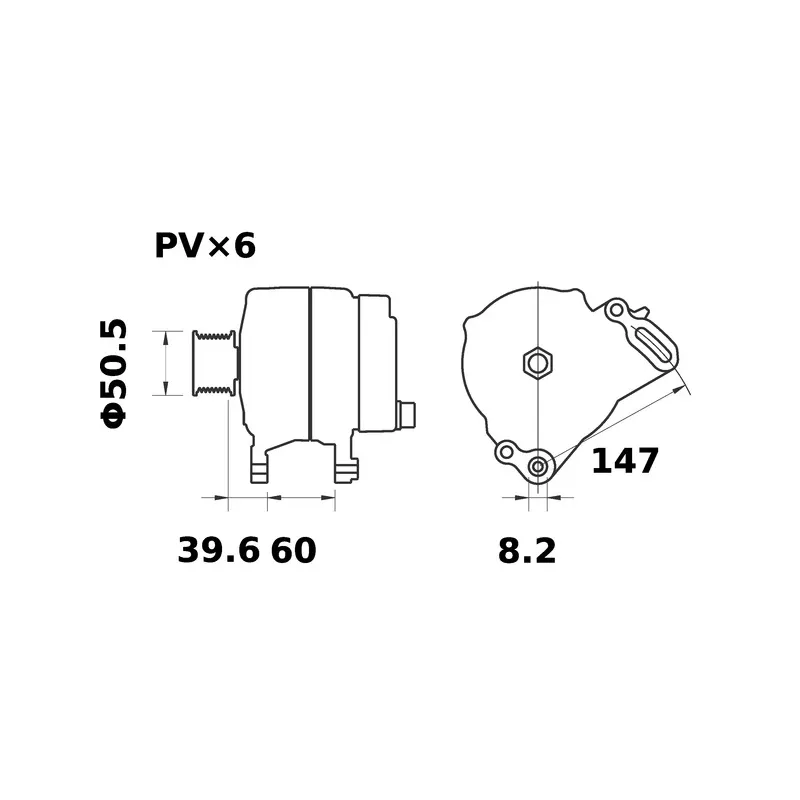 Alternateur MAHLE MG 367 - Visuel 1