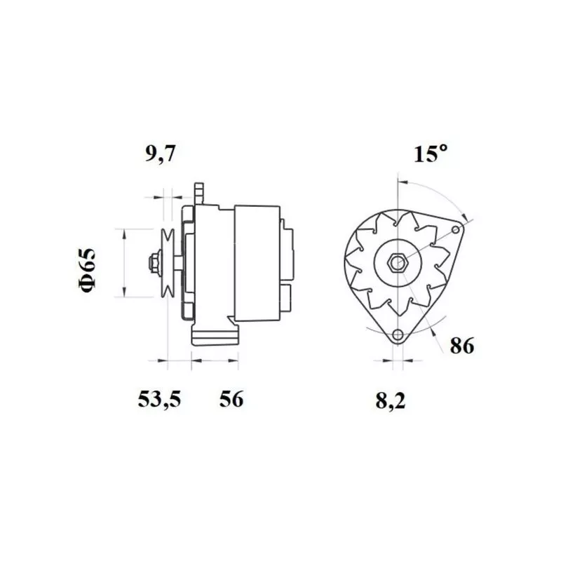 Alternateur MAHLE MG 375 - Visuel 1