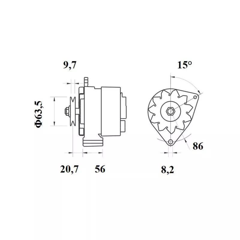 Alternateur MAHLE MG 401 - Visuel 1