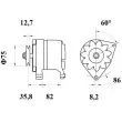 MAHLE MG 402 - Alternateur