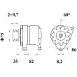 MAHLE MG 403 - Alternateur