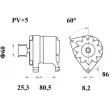 MAHLE MG 415 - Alternateur