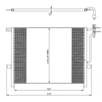 NRF 35224 - Condenseur, climatisation