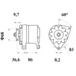 MAHLE MG 427 - Alternateur