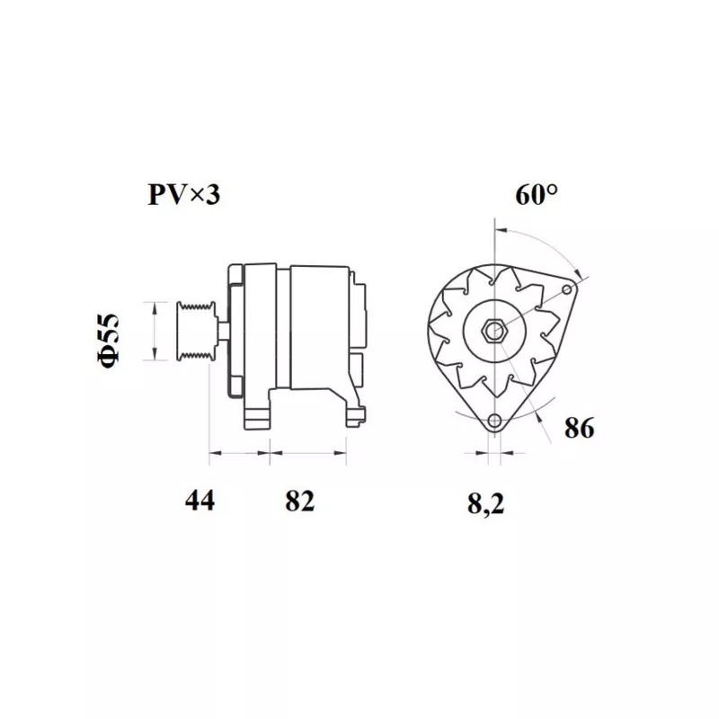 Alternateur MAHLE MG 428 - Visuel 1