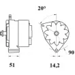 MAHLE MG 444 - Alternateur