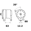 MAHLE MG 446 - Alternateur