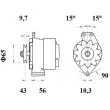 MAHLE MG 45 - Alternateur