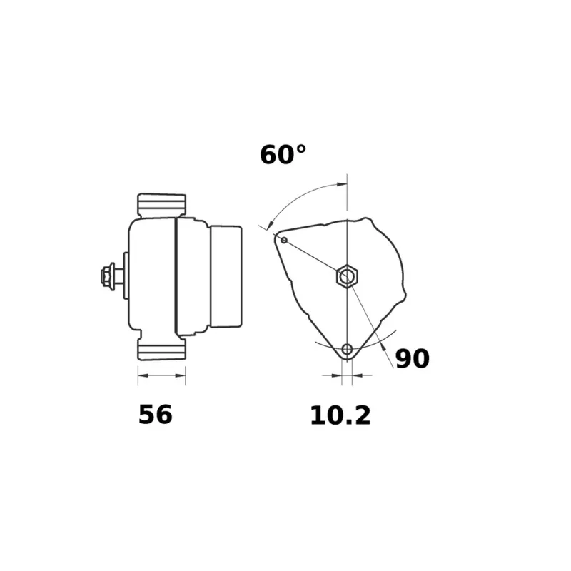 Alternateur MAHLE MG 473 - Visuel 1