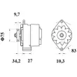 MAHLE MG 478 - Alternateur