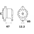 MAHLE MG 515 - Alternateur