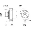 MAHLE MG 518 - Alternateur