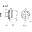 MAHLE MG 521 - Alternateur