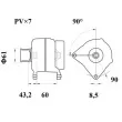 MAHLE MG 558 - Alternateur