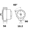 MAHLE MG 563 - Alternateur