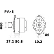 MAHLE MG 568 - Alternateur