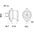 MAHLE MG 589 - Alternateur