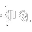 MAHLE MG 608 - Alternateur