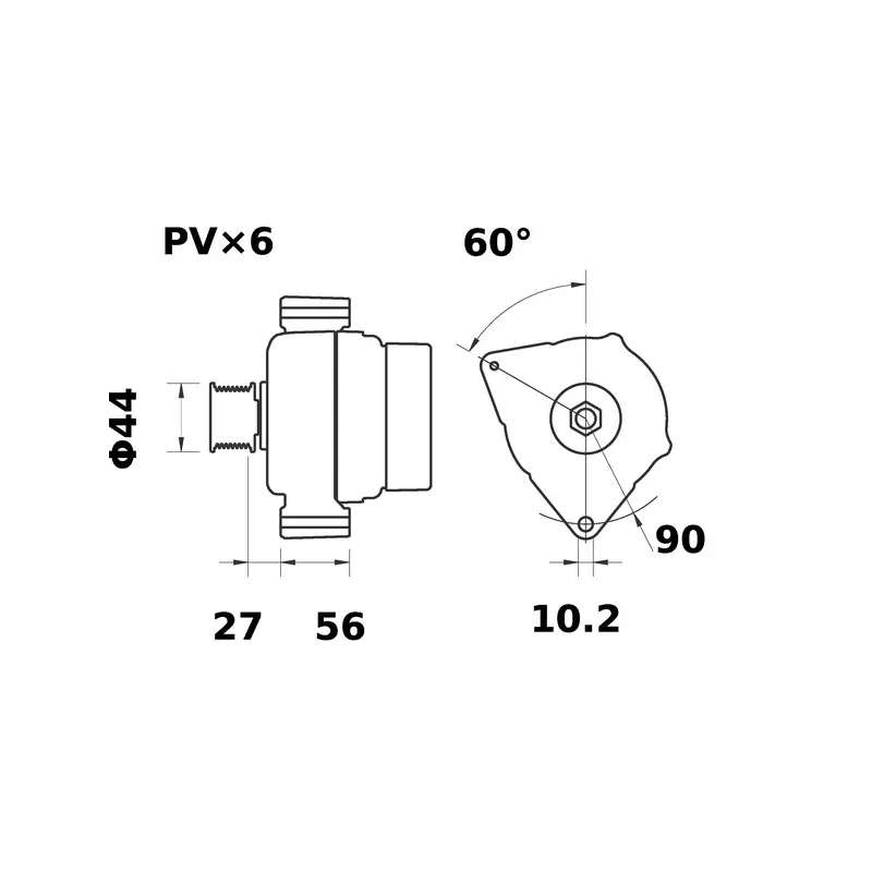 Alternateur MAHLE MG 62 - Visuel 1