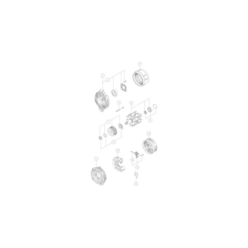 Alternateur MAHLE MG 764 - Visuel 2