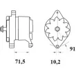 MAHLE MG 821 - Alternateur