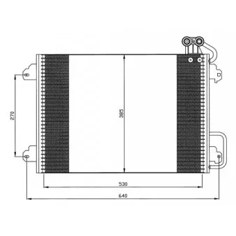 Condenseur, climatisation NRF 35340