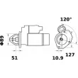 MAHLE MS 100 - Démarreur