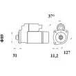 MAHLE MS 1034 - Démarreur