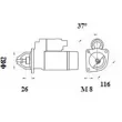 MAHLE MS 1084 - Démarreur