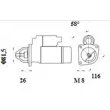 MAHLE MS 1085 - Démarreur