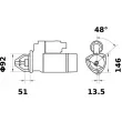 MAHLE MS 117 - Démarreur