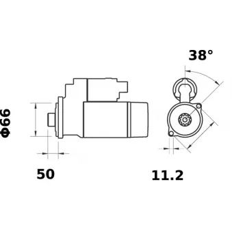 MAHLE MS 125 - Démarreur