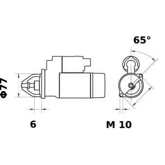 Démarreur MAHLE OEM M2T60171