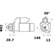 MAHLE MS 243 - Démarreur