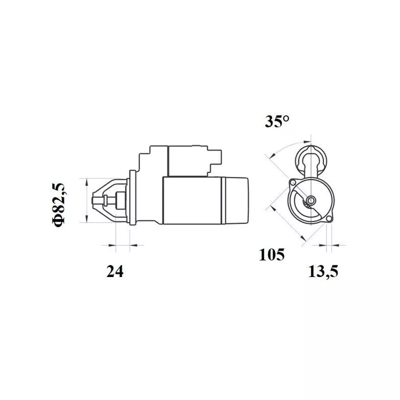Démarreur MAHLE MS 250 - Visuel 1