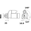 MAHLE MS 276 - Démarreur