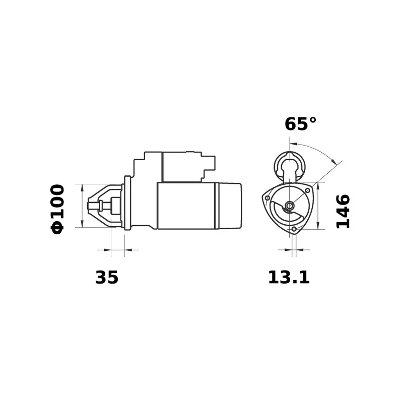 Démarreur MAHLE MS 320 - Visuel 1