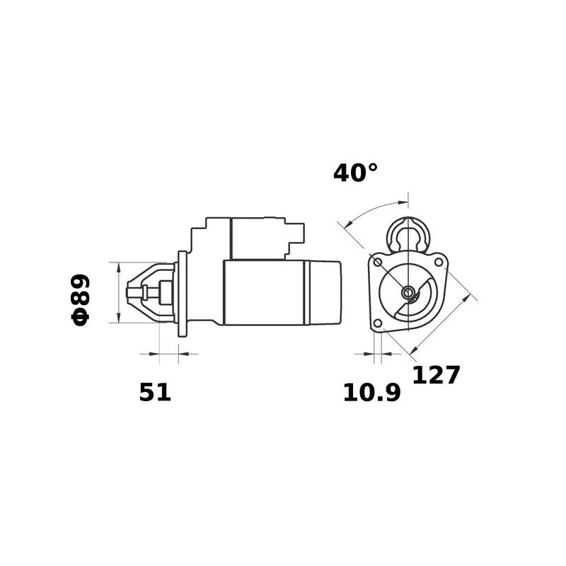 Démarreur MAHLE MS 358 - Visuel 1