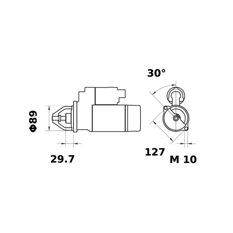 Démarreur MAHLE MS 380 - Visuel 1