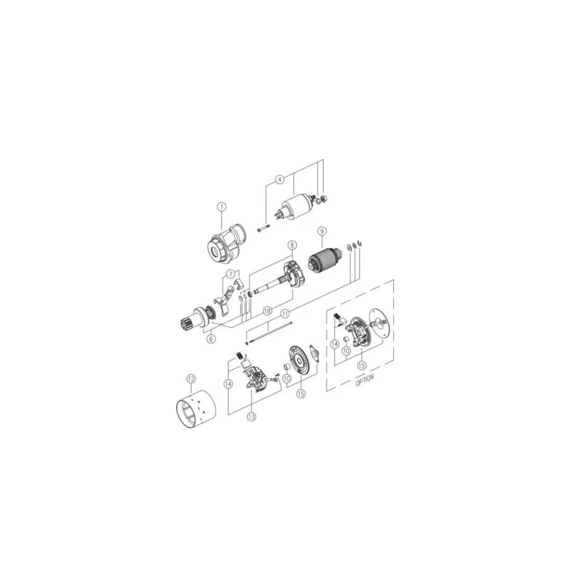 Démarreur MAHLE MS 381 - Visuel 2