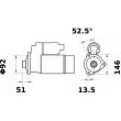 MAHLE MS 425 - Démarreur