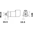 MAHLE MS 456 - Démarreur