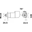 MAHLE MS 533 - Démarreur