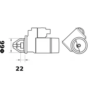 Démarreur MAHLE OEM 8933004180