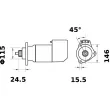 MAHLE MS 562 - Démarreur