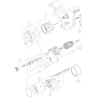 Démarreur MAHLE OEM 3T2655